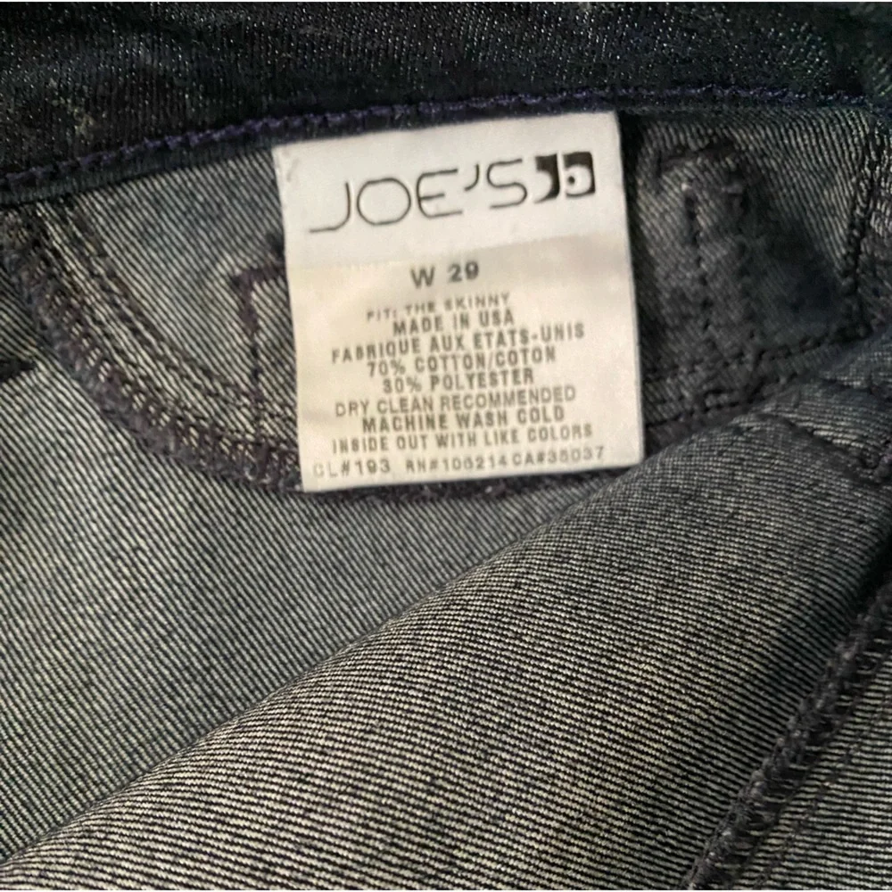 Joe’s Jeans VTG Dark Wash Fit The Skinny Size 29 - Picture 10 of 11